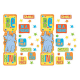 Eureka Horton Hears a Who Kindness All-In-One Door Decor Kit, 34 Pieces Per Set, 2 Sets (EU-849336-2)
