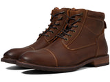Florsheim Mens Chalet Cap Toe Boots Brown Crazy Horse 14 Medium
