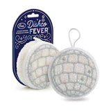 Genuine Fred DISCHO Fever Kitchen Sponges, Set of 2 Disco Ball Scrubber Sponges, Gentle on Cookware, Tough on Grime, Corded Loop