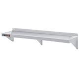 DuraSteel Stainless Steel Wall Shelf 72 Wide x 12 Deep Commercial Grade NSF Certified Industrial Appliance Equipment (Re