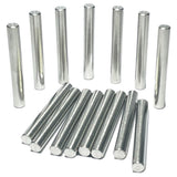 ZDingTech 15pcs 6mm x 50mm Dowel Pins Metal Dowel pins M6 6mm Shelf Pegs,Support Shelves,6mm x 50mm Metal Rod.304 Stainless Stee