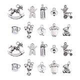 Ipotkit Tibetan Animal Charms - 100pcs Alloy Squirrel Sloth Horse Bird Elephant Koala Peacock Wild Animal Charms for Jewelry Mak