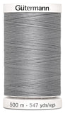 Gutermann SewAll Thread 547yd, Mist Grey