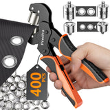 Grommet Tool Kit of 3/8 and 1/4, Preciva ?????????????????????????????? ???????????? ???????? Handheld Grommet kit with 400pcs S
