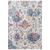 Alora Decor Morocco 7'6' X 9'5' Vine/Diamond Cream/Blue/Rust/Gold Area Rug