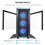 Lian Li Lancool Iii E-Atx Pc Case, Spacious Rgb Gaming Computer Case With Hinged Tempered Glass Doors, Fine Mesh Panels, 4X140Mm