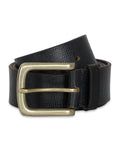 The Vertical Rue Men Leather Belt Navy (36)
