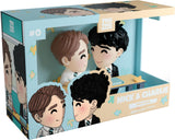 Youtooz Nick Nelson and Charlie Spring Figure, 4.6 Nick and Charlie Youtooz Figure, Detailed Collectible Heartstopper Figure by 