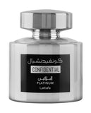 Lattafa Confidential Platinum Eau De Parfum Spray (Unisex) 3.4 oz