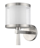 Trend Lighting BW8947 Lux Wall Sconce, 1-Light 60 Total Watts, Brushed Nickel