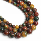 Yochus 45pcs Smooth Natural Agate Beads