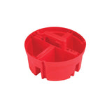 Bucket Boss Super Stacker Small Parts Organizer, Bucket Organization (15054), Red