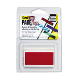 RediTag 20022 Removable/Reusable Page Flags Red 300/Pack