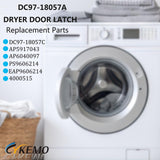 (???????? ??????????????) DC97-18057A DC97-18057C Dryer Door Latch Assembly - Compatible with Sam-sung Dryers Replace Parts 4000