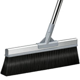 CTIME 18inch Large Broom Head, Outdoor Heavy Duty Stiff Bristles, 50inch Long