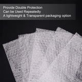 100Pcs Bubble Out Bags Pouches 6x 6 Bubble Pouches Cushioning Packaging Bags, Double Walled Cushioning Bags Thickening Shock
