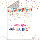Jumbo Greeting Card Large Guest Card White Farewell Retirement Party Card Decorations Wish You All The Best Coworkers Retirement