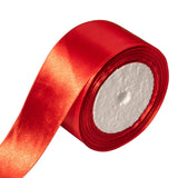 1.5 Inch 25 Yards Satin Ribbon, Red Ribbon for Gift Wrapping, Crafts, Gifts, Trimming, Sewing, Christmas Wedding Party Decoratio