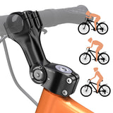 NICEDACK Bicycle Stem 31.8mm x 100mm, Aluminum Alloy Bicycle Handlebar Stem 60 Adjustable, Bicycle Handlebar Riser, Rustproof Ha