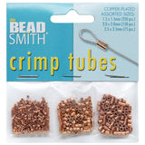 The Beadsmith Crimp Beads, Copper