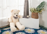 Misscindy Giant Teddy Bear Plush Stuffed Animals for Girlfriend or Kids 47 inch, (White)
