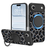 Fiyart Designed for iPhone Air Case Ring Holder Kickstand Magnetic Bumper Compatible with MagSafe Camera Lens Protection for Wom