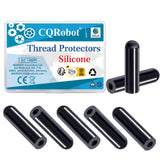 CQRobot Silicone End Caps 100pcs 1/8 Inch High Temp Protective Flexible Screw Thread Protectors Bolt Covers Screw Caps Kit for M