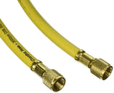 Yellow Jacket 14610 Plus II 3/8 B Charging Hose, 3/8 Straight Flare, 10, Yellow