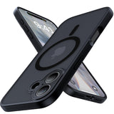 Maozis Magnetic Shockproof for iPhone 17 Case,Upgraded[Camera Protection][Compatible with Magsafe][Non-Slip][Mil-Grade Protectio