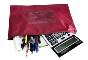 12Pcs Zipper File Bags, Quality Office Filing Documents Storage Bags,A4 Business Zipper File Bags .