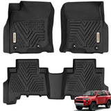 YITAMOTOR Floor Mats Compatible with Toyota 4Runner 2013-2024 & 2014-2023 Lexus GX460, Custom Fit Floor Liners 1st & 2nd Row All