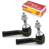 Metrix Premium Chassis Parts - 2 PC Front Outer Tie Rod End Kit Fits 09-16 Lincoln MKS, 10-19 MKT, 09-15 Ford Flex, 08-19 Taurus