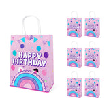 16PCS Dollhouse Gift Bags for Girls Kids Birthday 1st 2nd 3rd Cute Cat Themed Party Decorations Cartoon Cat Party Supplies Gifts