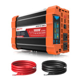BELTTT 1000Watt Pure Sine Wave Inverter 12V DC to 120V AC for RV, Truck, Off-Grid Solar Car Power Inverter 12V to 110V Converter