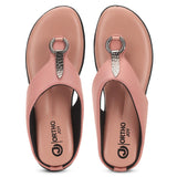 Ortho Joy Doctor Footwear For Women|| Fancy Footwear For Women || Orthopedic Women'S Fancy Slipper/Sandal For Women,Pink,4,B0D5V81JZX