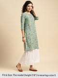 Rangita Beige Cotton Knee Length Printed Straight Kurti For Women | Kurta For Women_3Xl Beige 3Xl 618646055283Gg