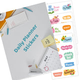 Daily Planner Scrapbook Stickers for Journal DIY Scrapbooking Page Decoration