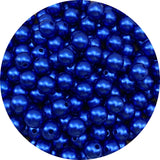 Tingoons 1800pcs 4mm Pearl Beads with Hole Round Loose Luste Craft Beads for Home Decoration Vase Fillers DIY Craft Making Jewel