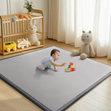 Baby Play Mat for Floor - 1.4 Thick Memory Foam Rug, 80 x80 Playpen Tummy Time Mat, Soft Velvet Nursery Rug, Large Padded Craw