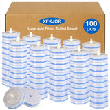 100 Count Toilet Bowl Brush Refills for Clorox, Upgrade 3Layer Thickened