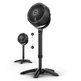 Vornado 683 Medium Pedestal Whole Room Air Circulator Fan, 3 Speed Control, Adjustable Standing Height, 32 to 38 Inches, Powerfu