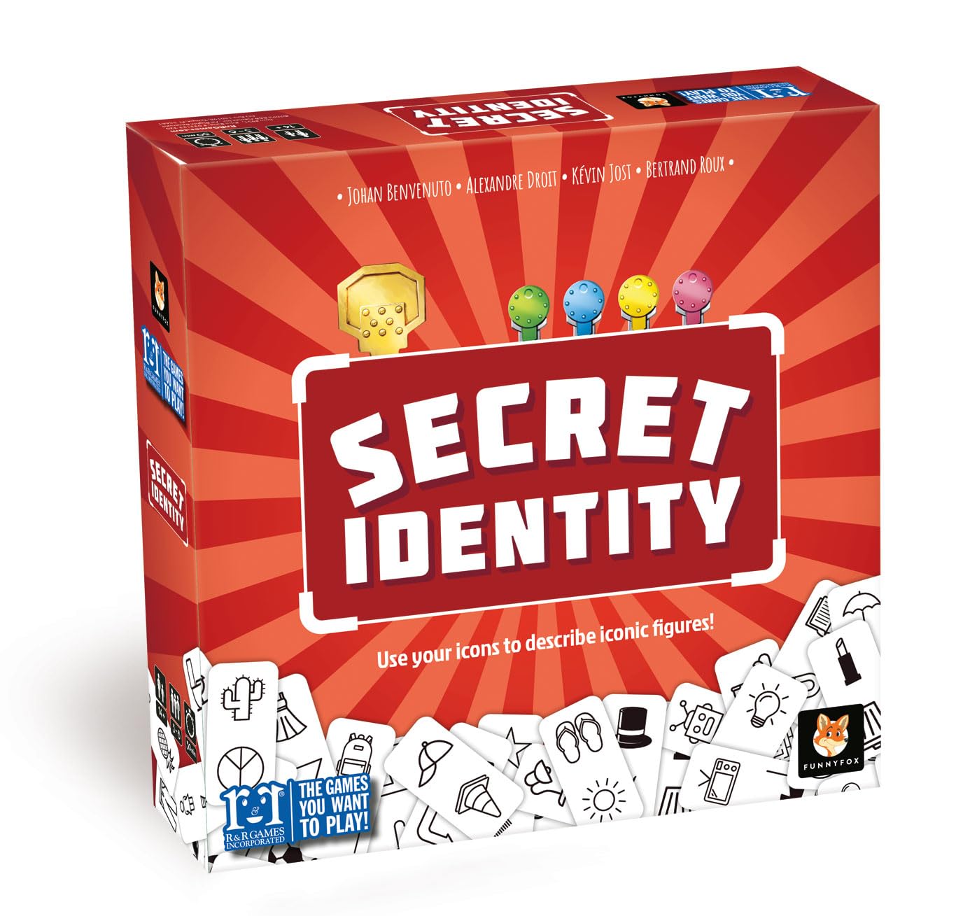 R&R Games Secret Identity, Party Games For Adults And Kids, Guessing Game, Perfect Party Game For Family Game Night