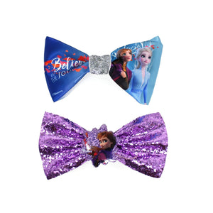HER Accessories Girls Frozen II 16PK Hair Accessory Set, Set Includes 1 Brush, 11 Hair Tie, 2 Bows, 2 Hair Snaps