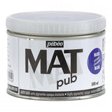 Pebeo Mat Pub, extra fine, 500 ml-Ultramarine Blue Acrylic Paint
