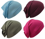 Paropkar Under Scarf Hijab Cap Bandana Head Wrap Solid Color Hijab Tube Unisex Stretch Dreadlocks Cap Neck Cover