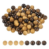 HARFINGTON 200pcs Round Wooden Beads, 10mm Dia Small Wood Beads for DIY Crafts, Bracelet, Wristlet, Necklace, Jewelry Making, De