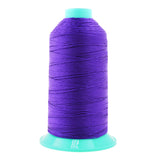 Mandala Crafts Size 346 210D T350 Bonded Nylon Thread - Violet 415 YDs Tex 350 Heavy Duty Sewing Threads for Leather, Jeans, Wea