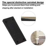 CYEAH 200 Pack Plastic Shims for Leveling, Multi-Purpose Rigid, Heavy Duty Composite Shims and Wedges Furniture Levelers, Table