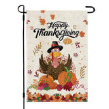 Diamond Art Painting Kits, Thanksgiving Day Turkey Diamond Art Garden Flag Without Bracket Double-Sided Rhinestone Flags Handmad