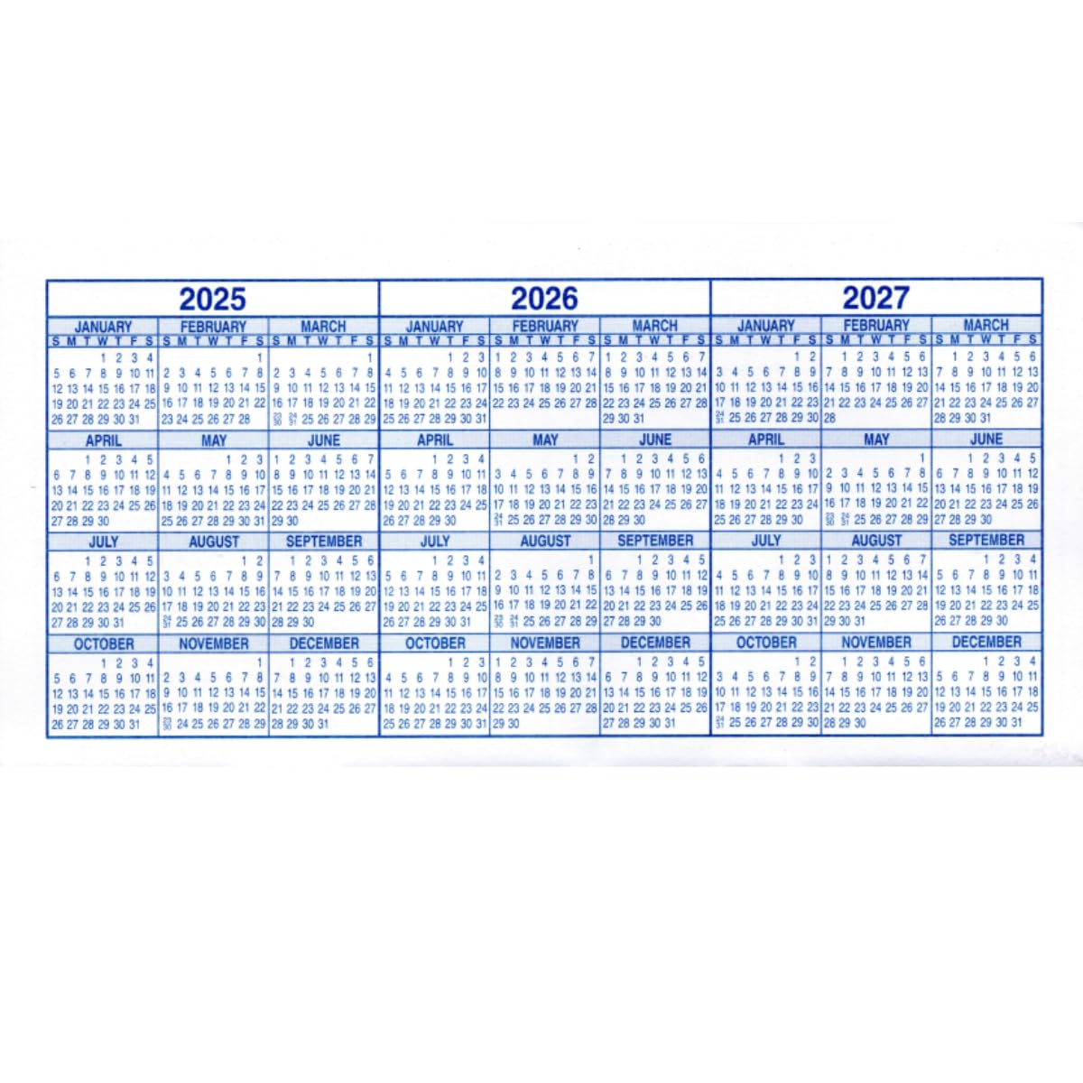 Checkbook Registers, 25-26-27 Calendars, Made in USA (12)